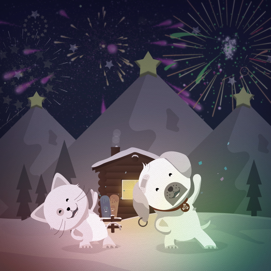 Santa Paws & Santa Claws – Countdown in a mountain lodge