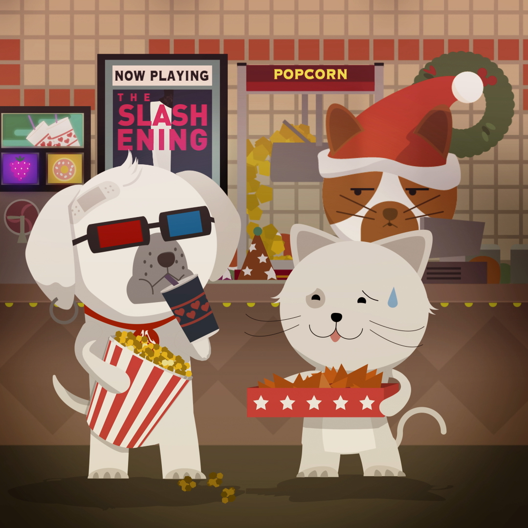 Santa Paws & Santa Claws – movie marathon