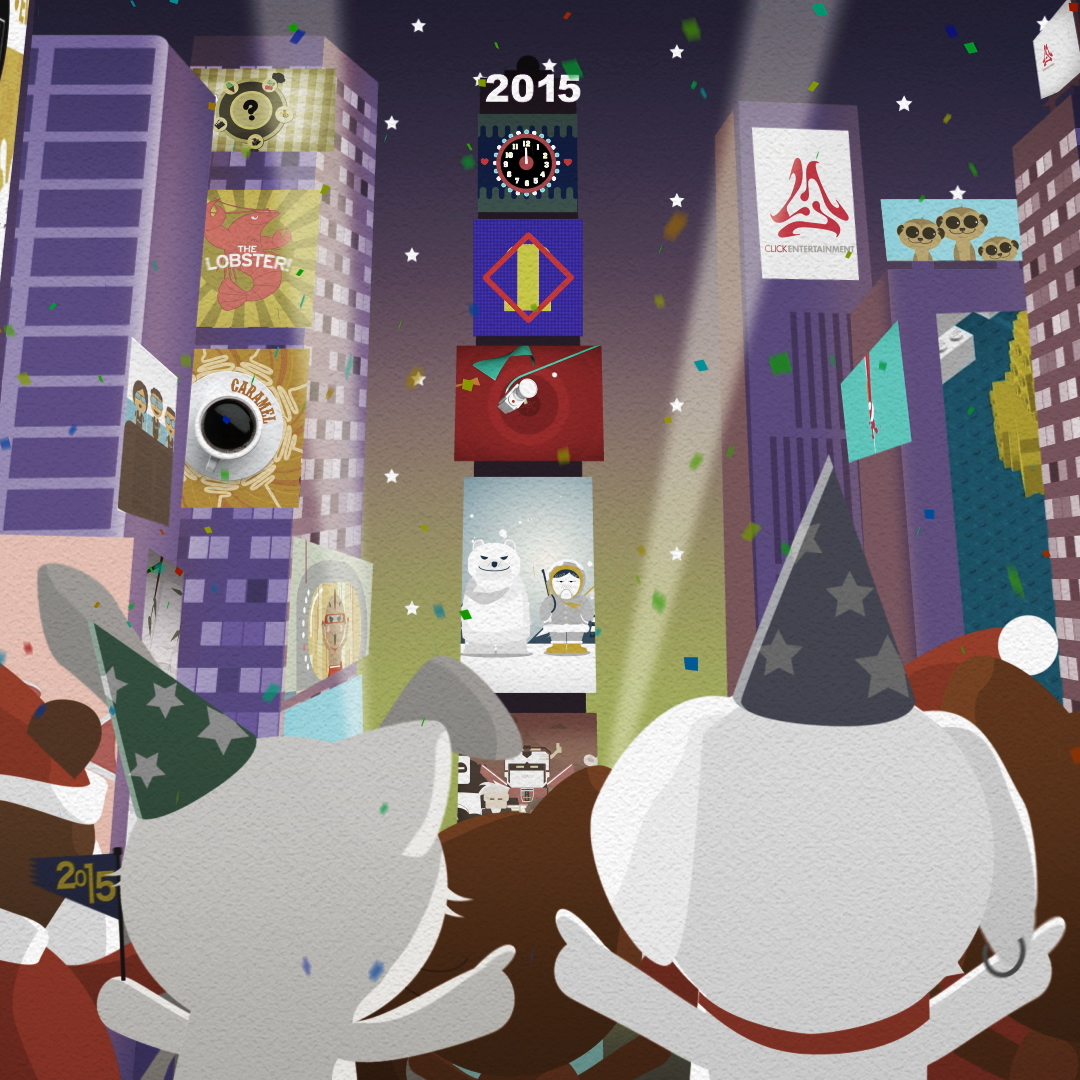 Santa Paws & Santa Claws – Countdown at Time square