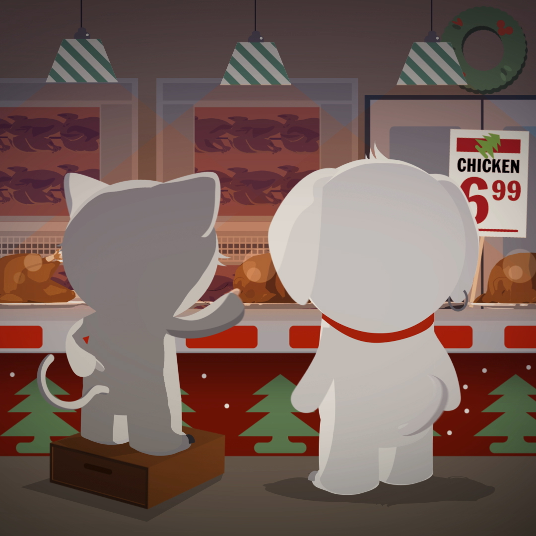 Santa Paws & Santa Claws –  Food shopping